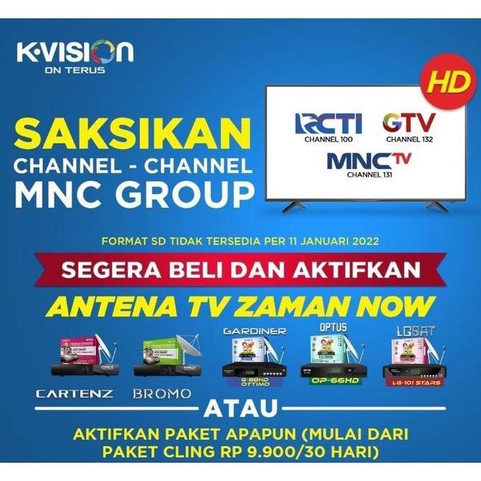paket 12 bulan nex parabola dan k-vision cling basic 1 tahun