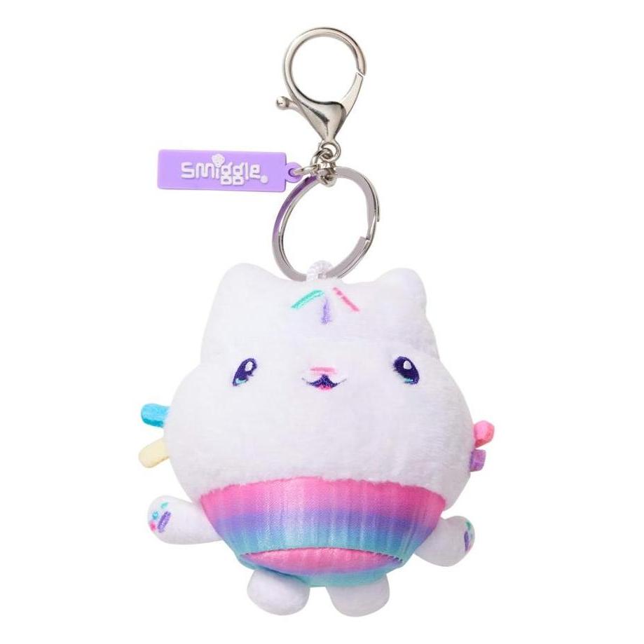 Smiggle Gabby's Dollhouse Scented Plush Cakey Cat Keyring