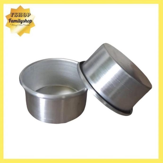 Loyang bulat press tanpa sambungan 7cm 8cm 9cm 10cm tinggi 5cm
