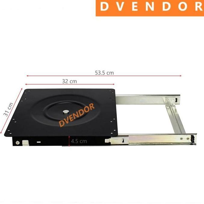 RAK TEMPAT GAS TARIK SLIDING PULL OUT PORTER GAS LPG TRAY TROLI RODA