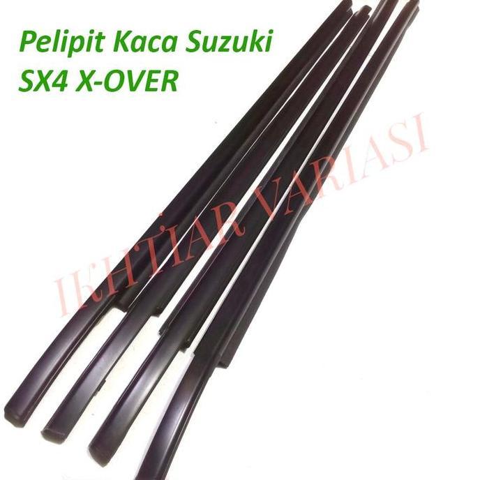 Pelipit Kaca Suzuki SX4 X-OVER Weather Strip Karet Pelipit Kaca Luar