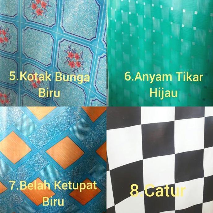 Daimaru Karpet Lantai Meteran Plastik/Alas Taplak Meja Tebal