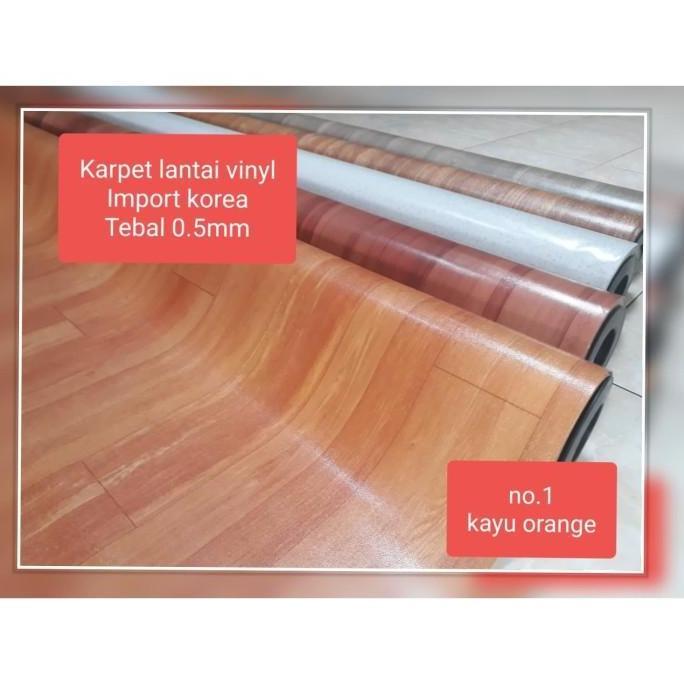 Karpet lantai Vinyl Korea1/2 METER (Lebar 2 meter x 50 cm) tebal 0.5mm