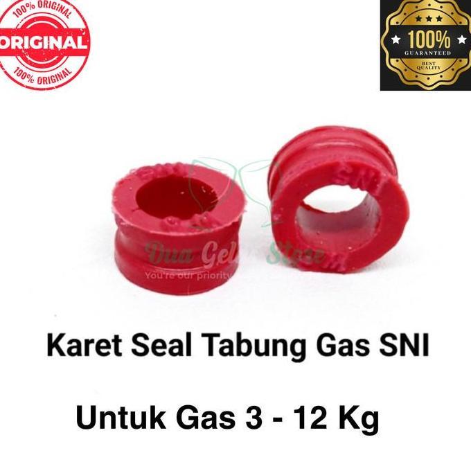 Karet Seal Gas Elpiji SNI Tebal Lentur 100% Karet Asli Untuk Tabung Gas 3kg 5.5kg 12kg Isi Satuan 10