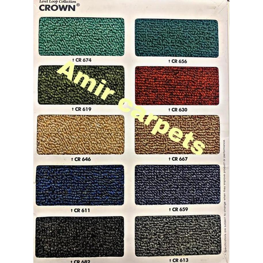 Karpet CROWN Meteran untuk Masjid , Mushola , kantor , Rumah , Lt , dl