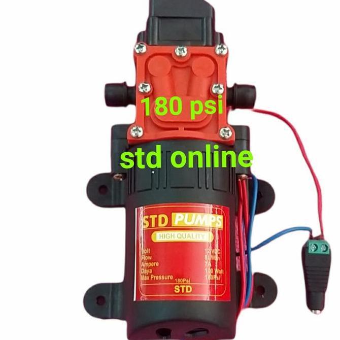 PROMO DINAMO POMPA DC 180PSI RED PUMP POMPA DC 180 PSI HARGA MURAH