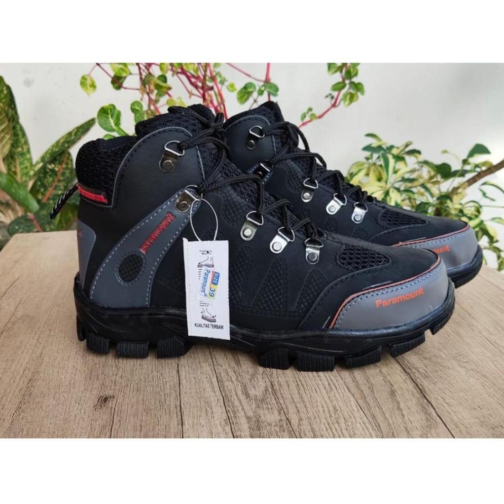 Grade Ori Sepatu Safety Ujung Besi Paramount // Sepatu Kerja Lapangan Proyek // Sepatu Pria Keren //