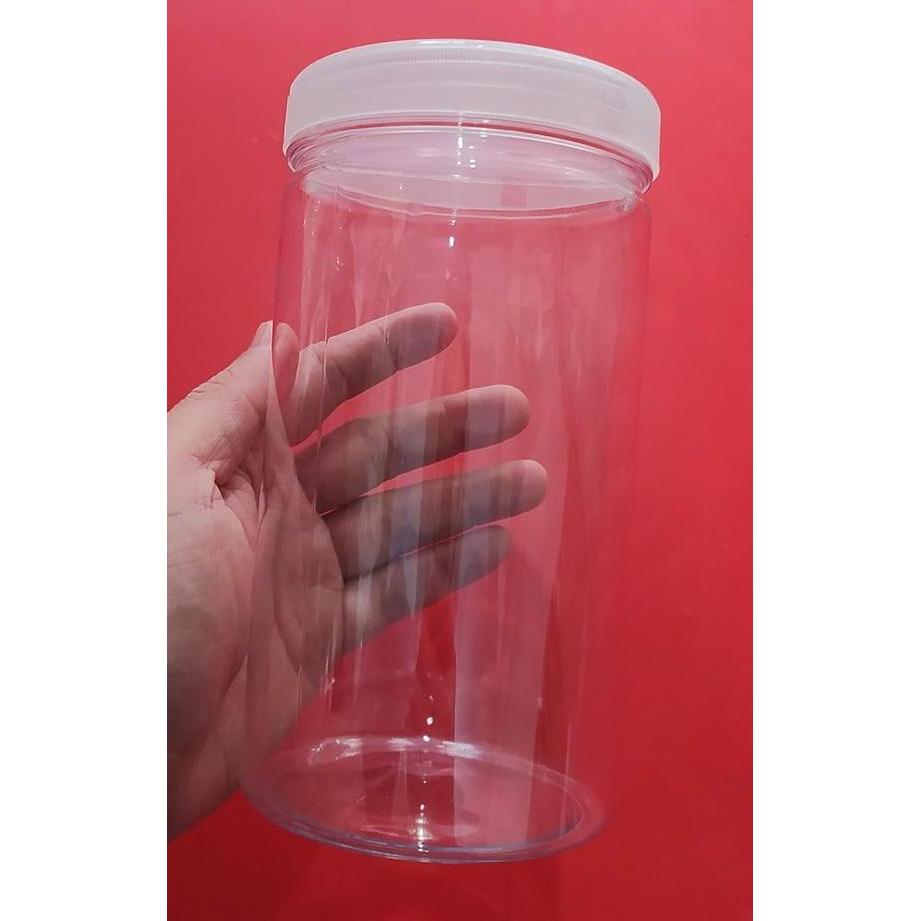 Toples Jar Toples Plastik PET Toples Botol Plastik Bening 1000 ml