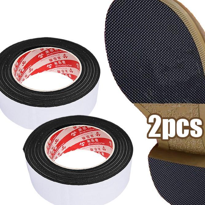 2M*10Cm Stiker Sol Sepatu Anti Selip Sol Tendon Tahan Aus Sepatu Kulit Hak Tinggi Perekat Diri Lemba