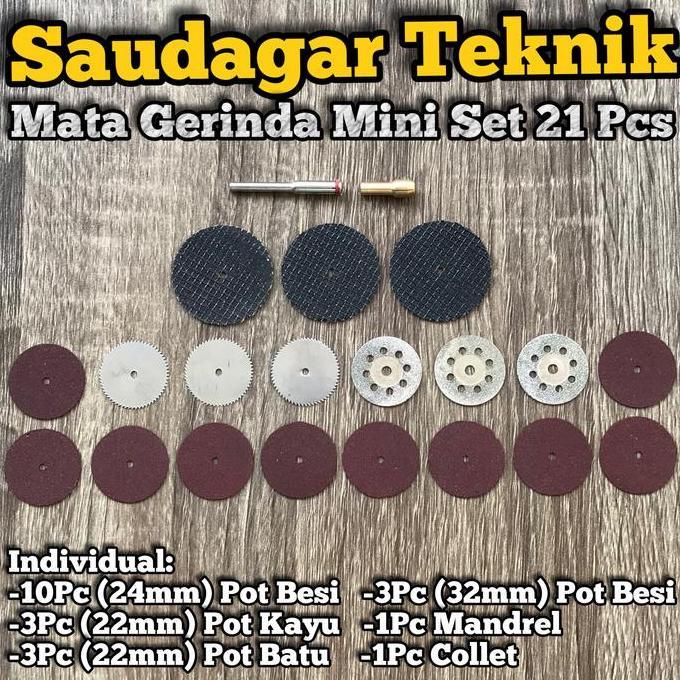 Powerx- Mata Gerinda Mini Set Mata Diamond Mini Grinder Set