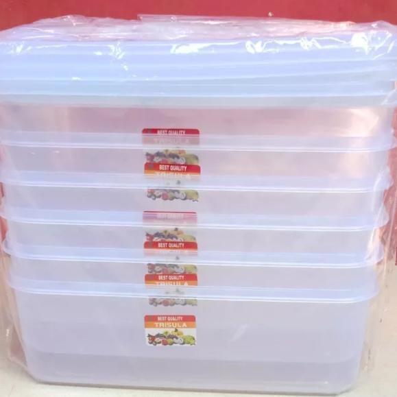 3 Pcs Food Box /Tempat Donat/Tempat Sosis Buat Jualan/Kotak Makan 3500 Ml (3,5 L)