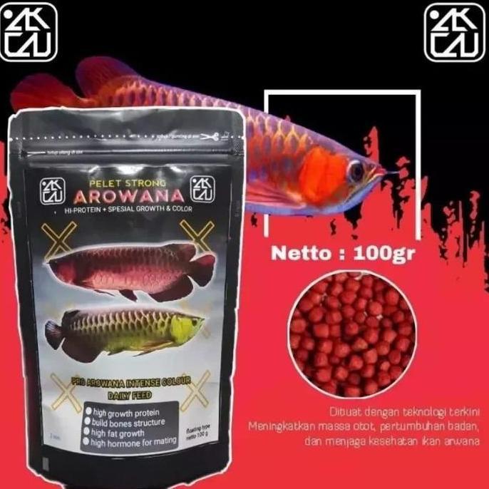Yujitaro- Pelet Ikan Arowana Arwana Super Red Arwana Golden Red Silver Red