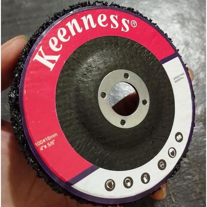 Powerx- Mata Batu Gerinda Amplas Perontok Karat Cat 4" Inch Clean N Strip Disc Amplas Perontok Cat K