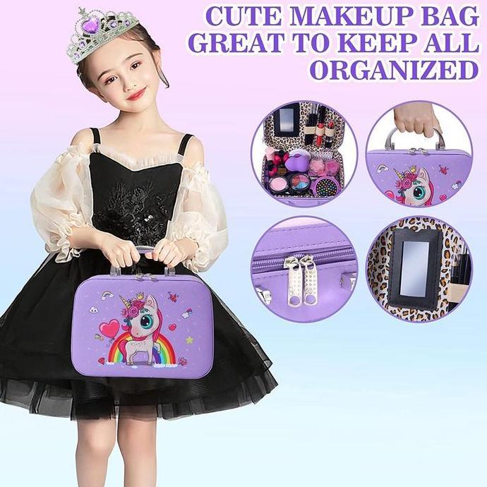 NODIA Beauty Fashion Set Mainan Anak Perempuan Alat Make Up Set Make Up Anak