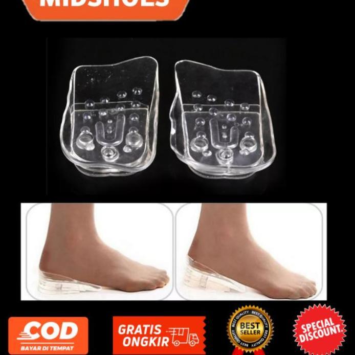 Silikon Sol Peninggi Badan / Insole Peninggi Badan / Insole Peninggi Badan Invisible / Peninggi Bada