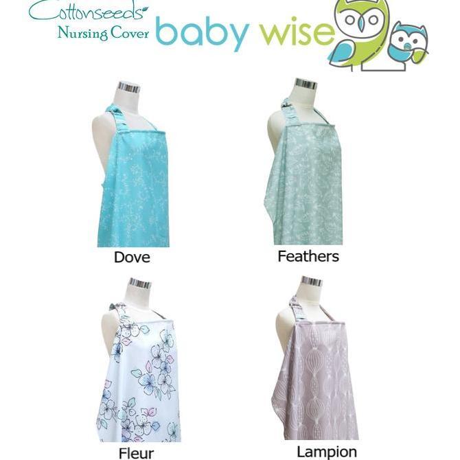 Babypower- Cottonseeds Nursing Cover | Cottonseeds Nursing Cover 360 - Apron Menyusui