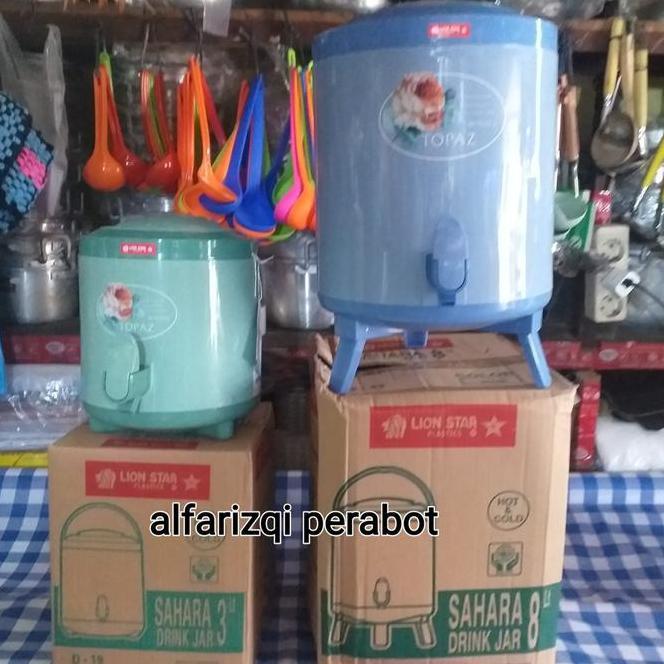 Termos Dispenser Air Panas Dingin Lion Star Sahara 3 Liter 8 Liter