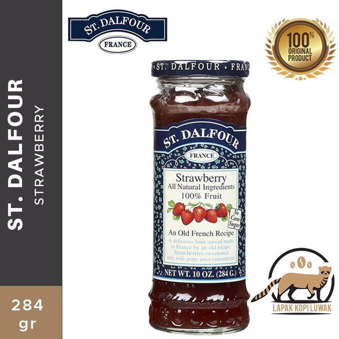 Glow- Selai St. Dalfour Strawberry Jam 284 Gr