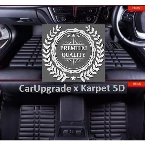 Innova Reborn 5D car mat karpet premium 5D black Diamond plug and play
