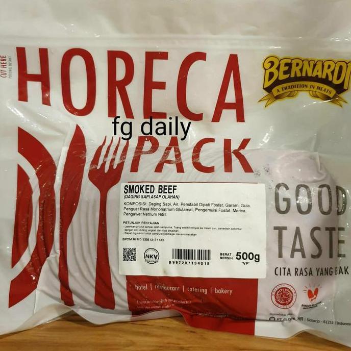 Beff- Smoked Beef Bernardi / Smoke Beef Halal Mui Bernardi