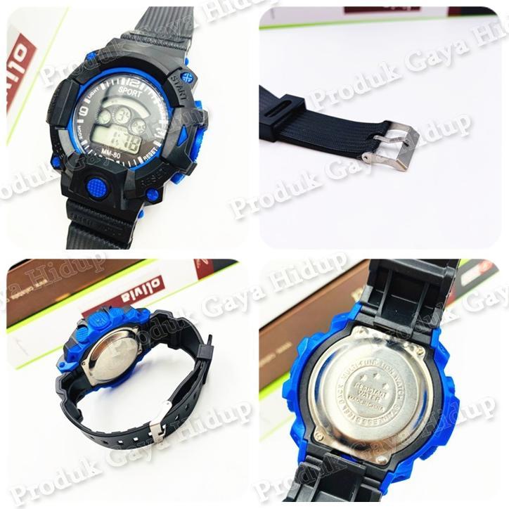 best seller jam anak lasika cowok/cewek anti air/jam tangan anak multifungsi jam alarm bercahaya jam