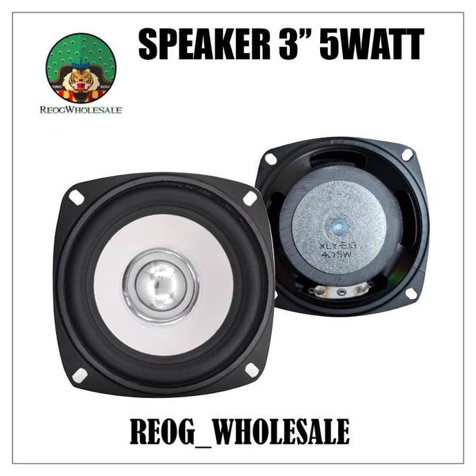 BKL Speaker 3 inch Midbass HITAM 2ohm/4 ohm 5 Watt