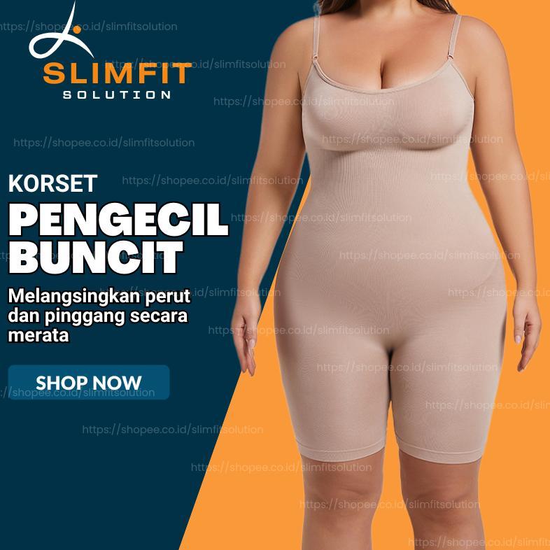 Korset Pelangsing Pengecil Perut Buncit SCULPT Shapewear Pembentuk Full Body Shaper Corset Bodysuit 
