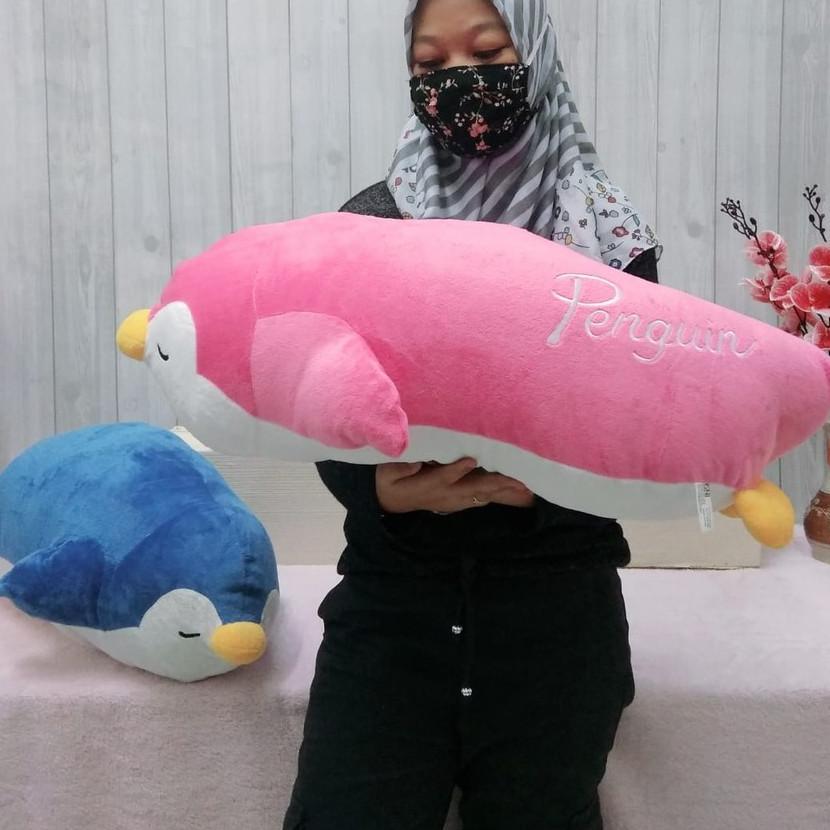 Boneka Pinguin Lying 75cm/bantal pinguin/Animal Boneka Besar/Boneka Pinguin Jumbo/Boneka Pinguin Bes