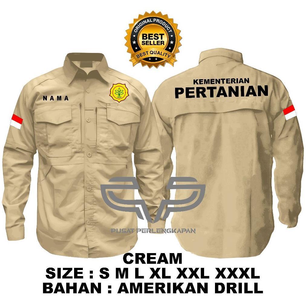 Tahan Lama Kemeja Tactical M-Tac Kementerian Pertanian / Kemeja Tactical Outdoor / Kemeja Lapangan /
