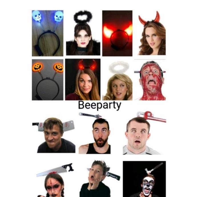 Byxt- Bando Halloween/Aksesoris Bando Halloween/Perlengkapan Halloween