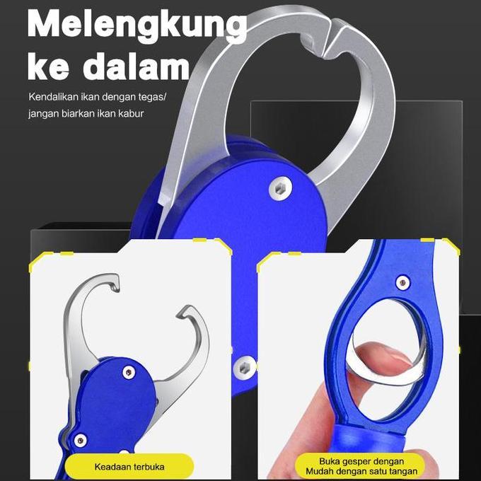 Mantap- [Ready Stock]Fish Lip Grip/ Grip Penjepit Mulut Ikan/ Tang Pancing /Ikan Grip Stainless Stee