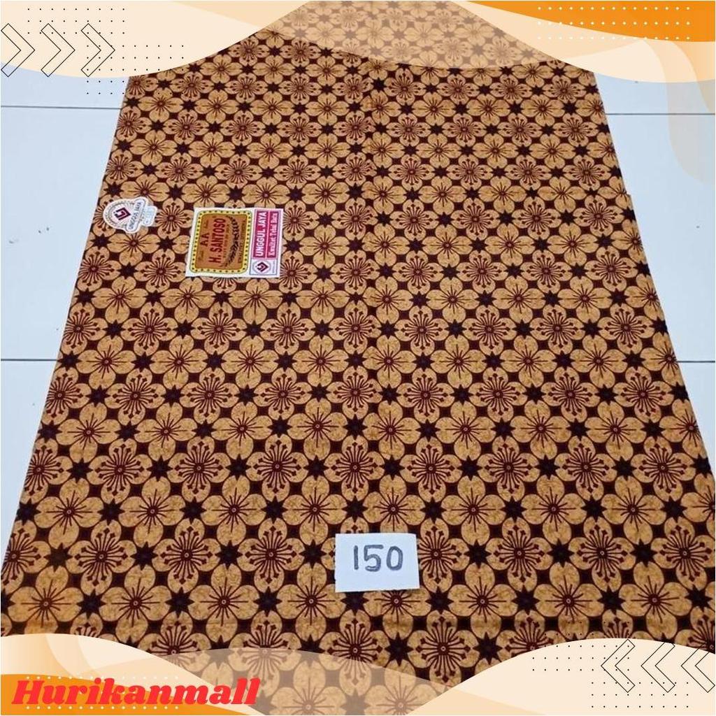 Kain Batik H Santoso AA Unggul Jaya | Batik Sogan Motif Sidomulyo Parang Kusumo Mukti GBM Promo