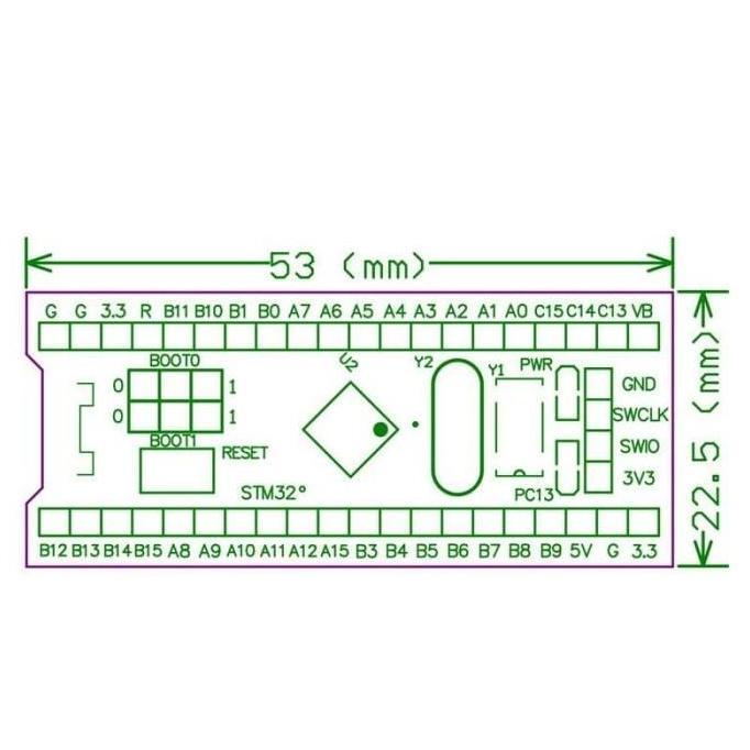 STM32F103C8T6 Arm STM32 STM 32 Minimum system minsys module module