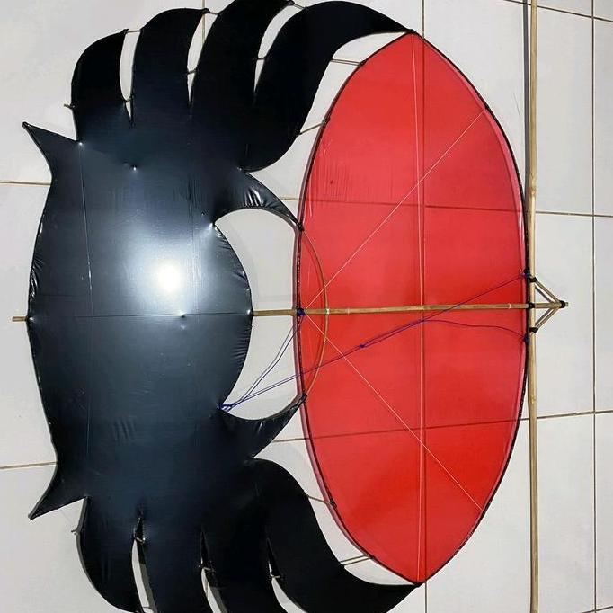 LAYANGAN RAM RAMAN 1 meter + sendaren sudah tes terbang