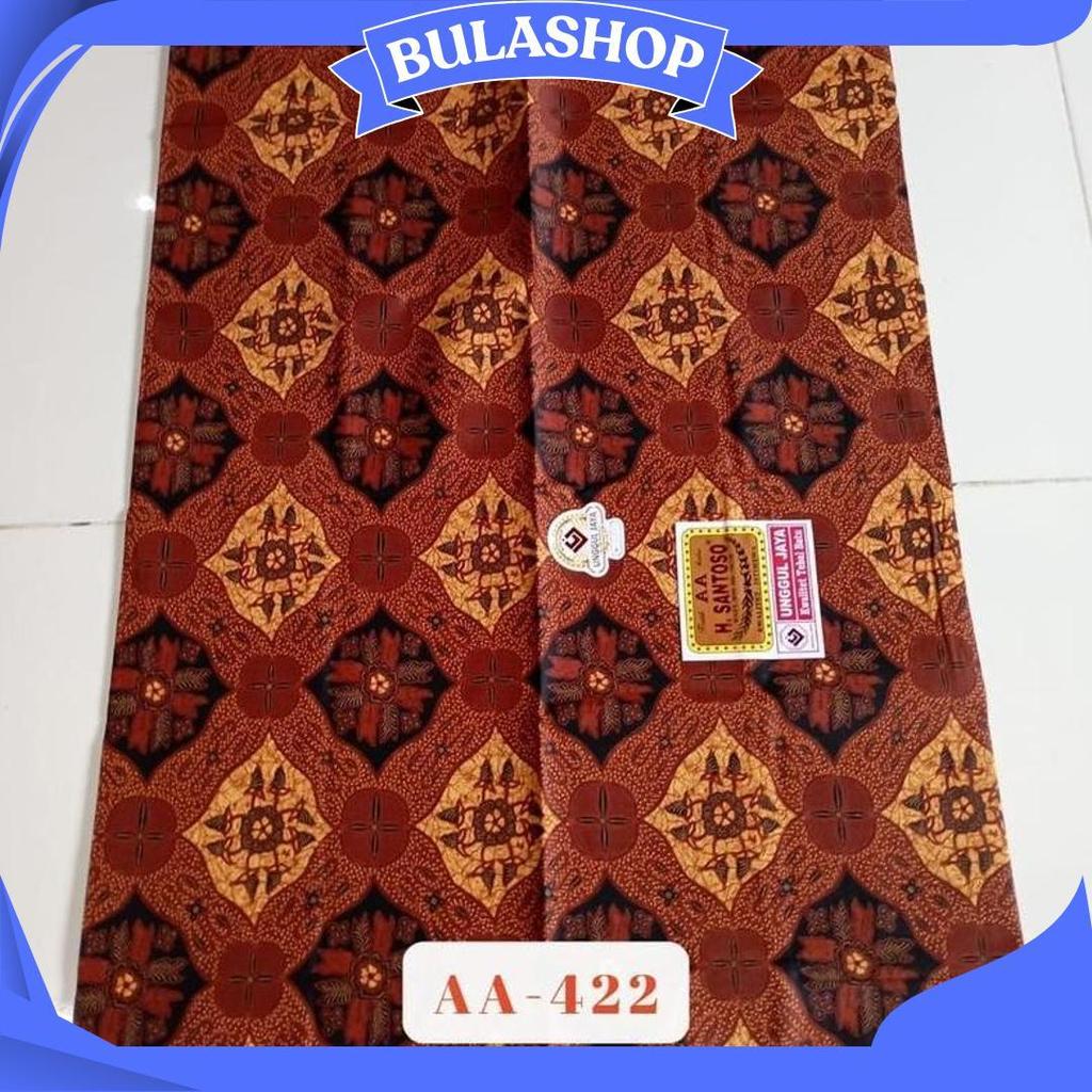 Kain Batik H Santoso AA Unggul Jaya | Batik Sogan Motif Sidomulyo Parang Kusumo Mukti GBM Promo