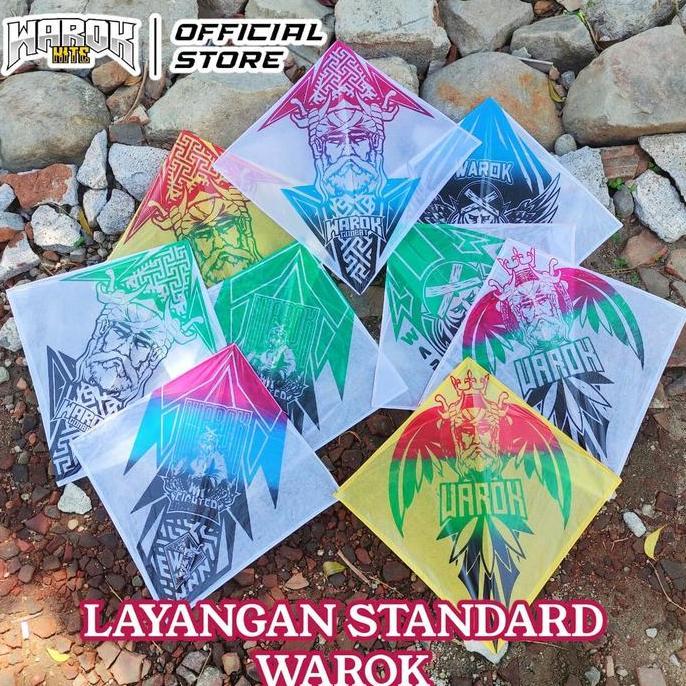 100Pcs Layangan Sukhoi Warok Standard Bambu Apus ukuran 57 Arku Mix Keras sedang dan Empuk