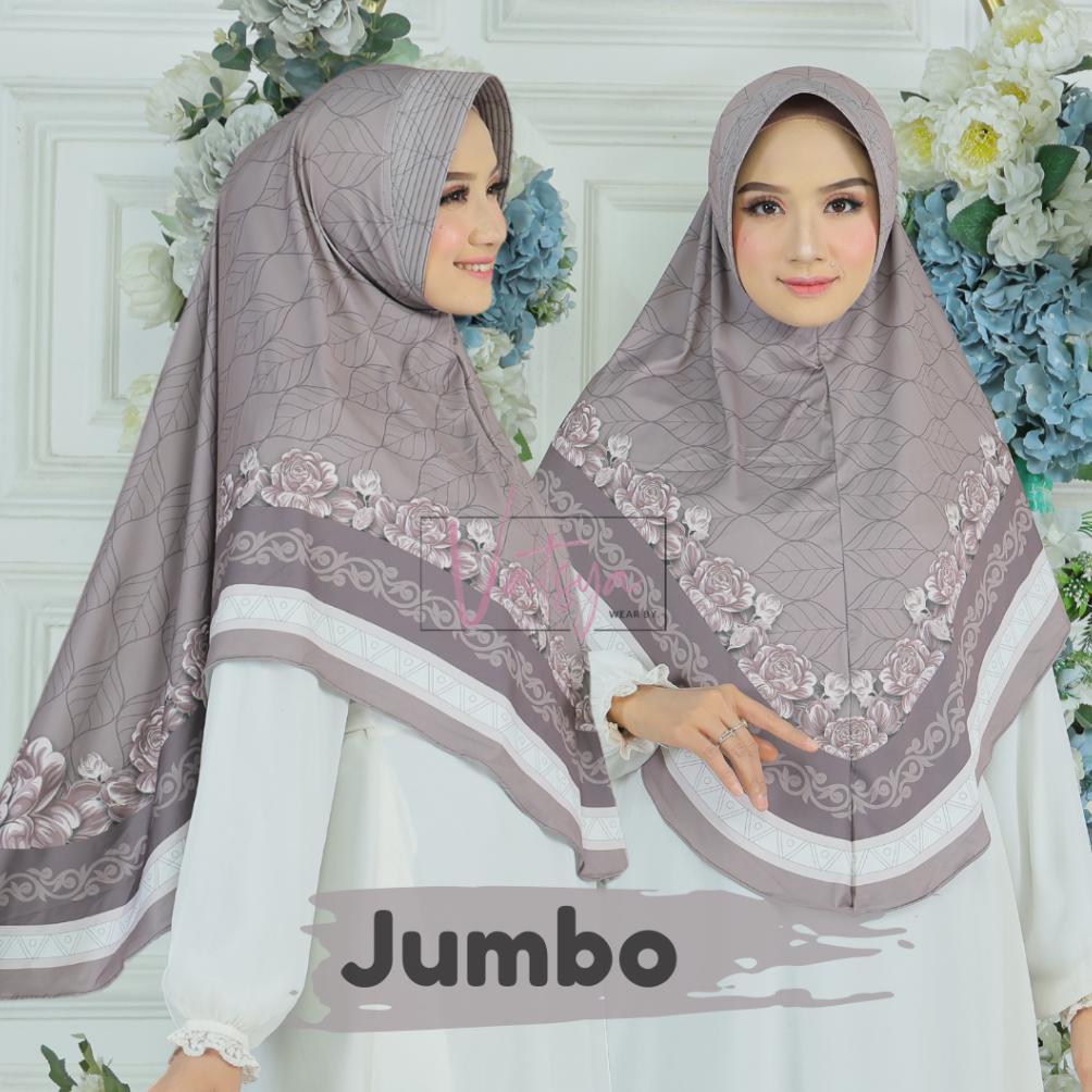 TERMURAH JILBAB INSTAN DAILY HIJAB BERGO MOTIF PRINTING