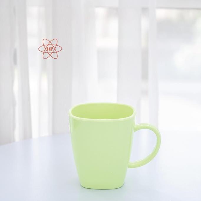 Sfp- Cangkir Melamin Ck-133 - 3Pcs/6Pcs - 300Ml - Putih - Tebal & Tahan Panas - Minuman, Kopi, Kitch