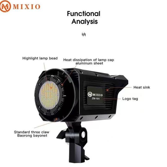 Licht- Mixio - Zm-101 Lantern Softbox (25.5") With Lampu Video Light Led
