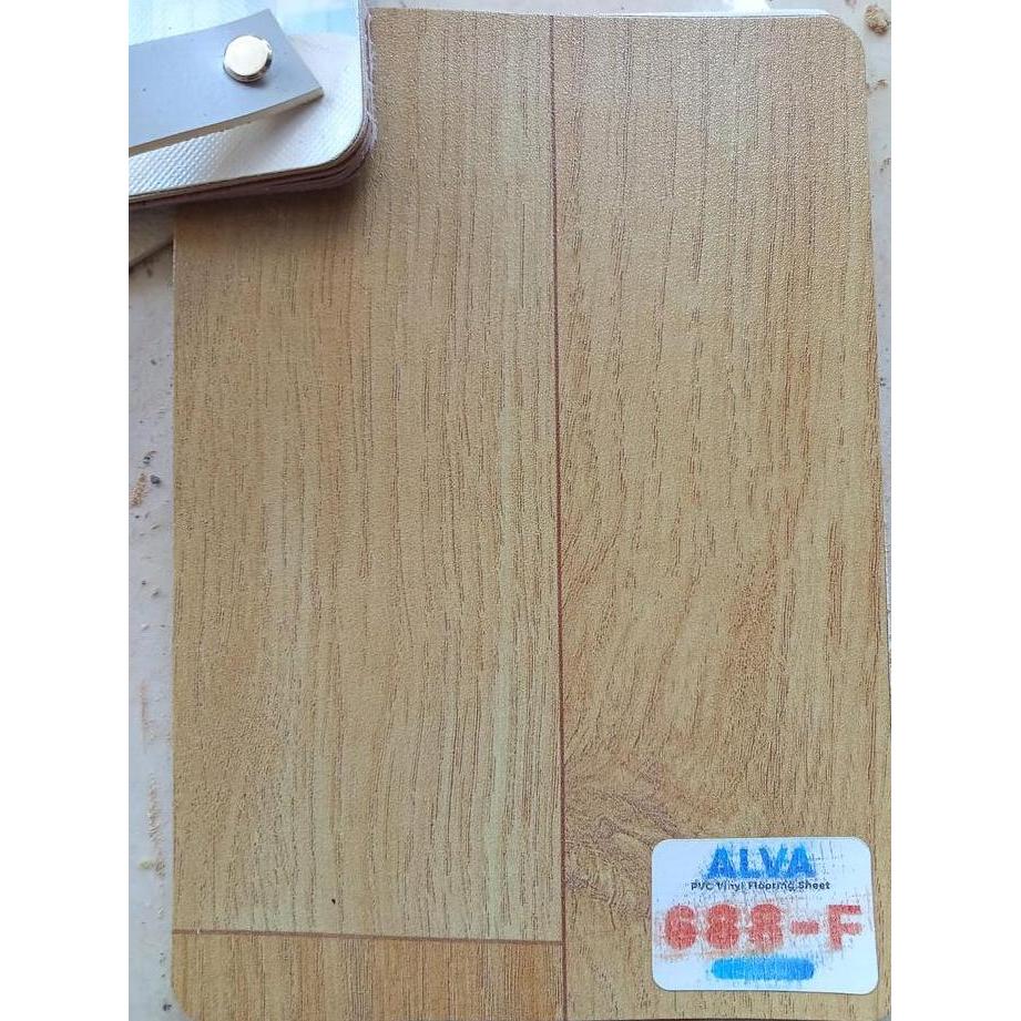 Flmy- Lantai Vinyl Karpet Korea Vinil - Vynil Kayu Embossed
