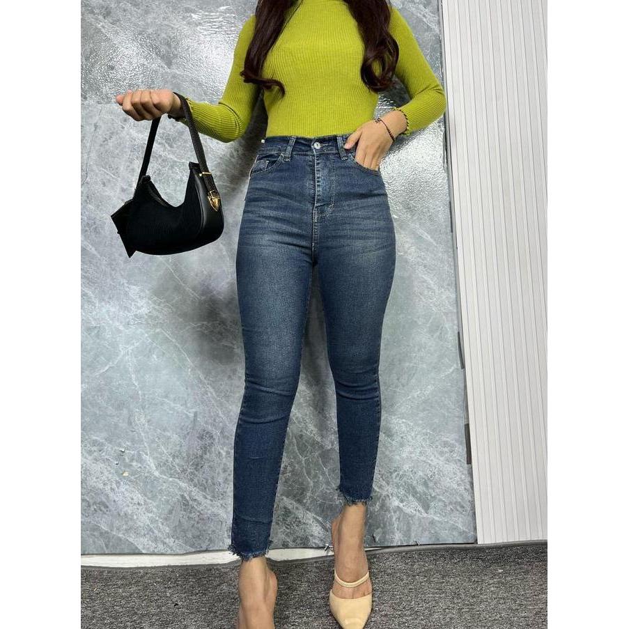Hose- Eleovin Fashion Eleven Skinny Jeans |  Celana Panjang Highwaist Wanita Premium Polos Panjang W