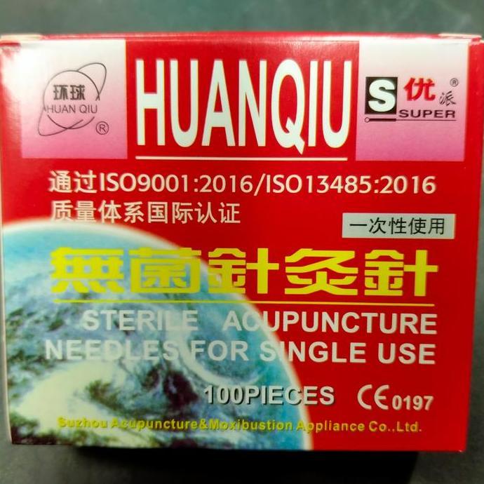 Medizin- Jarum Akupuntur Huanqiu 0.30X25Mm 1 Cun Original