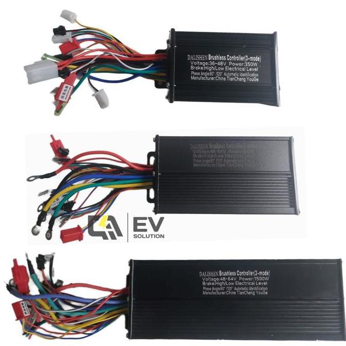 Super Murah, Controller 36V - 48V - 60V 350 Watt - 1500 Watt Sine Wave Sepeda Listrik