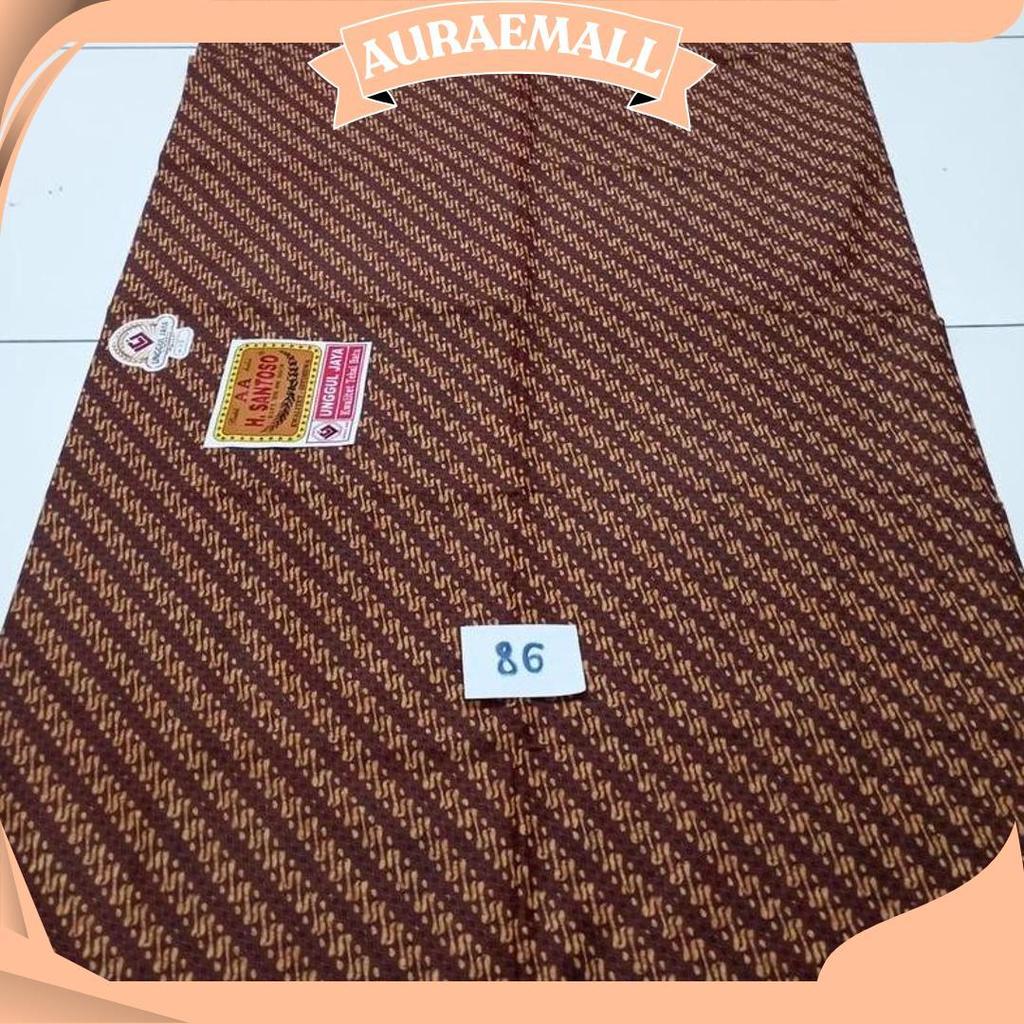 Kain Batik H Santoso AA Unggul Jaya | Batik Sogan Motif Sidomulyo Parang Kusumo Mukti GBM Promo