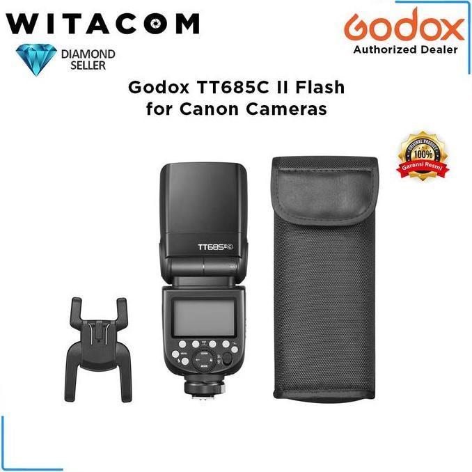 Promo Godox Tt685Cii / Tt685C Ii / Tt685 C Ii Flash For Canon Cameras