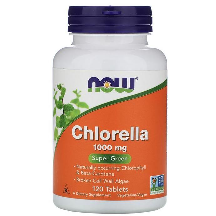 Haarvitamine- Now Foods Chlorella 1000Mg 120 Tablets