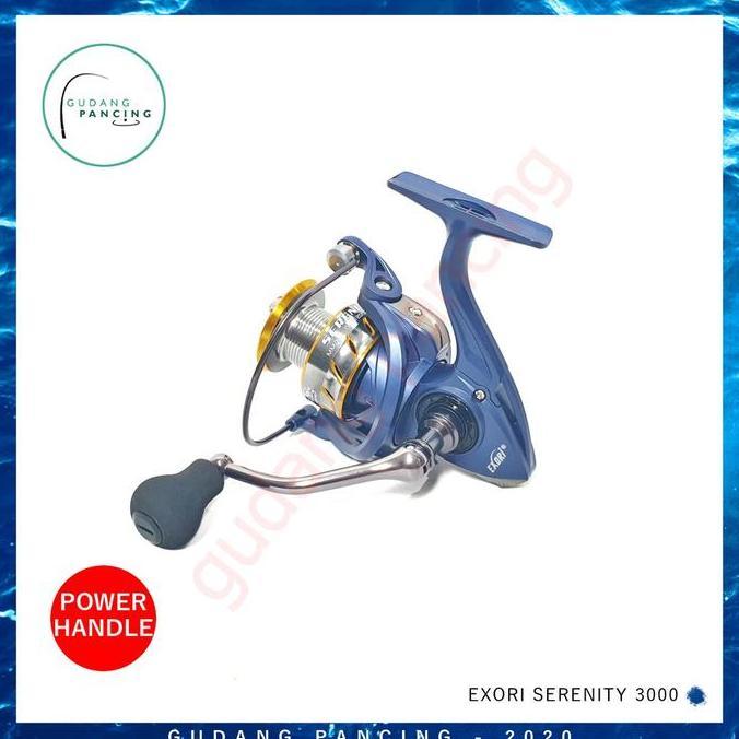 Grosir Reel Pancing Exori Serenity 3000 - Power Handle