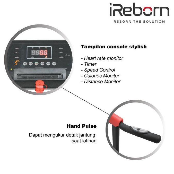 Alat Fitness Treadmill Elektrik iReborn Venio
