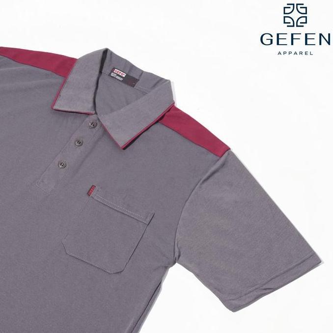 Vorgese- Gefo - Kaos Kerah Pria Baju Kaos Kerah Polo Shirt Kaos Pria Keren Baju Kaos Bapak Bapak Ber
