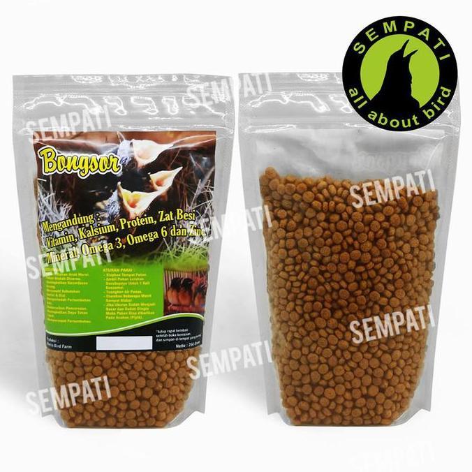SEMPATI Pakan Lolohan Bongsor Pakan Lolohan Trotol Murai Batu Voer Loloh Piyik Burung Cindil Makanan